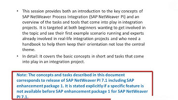 What is SAP Process Integration and Exchange Infrastructure