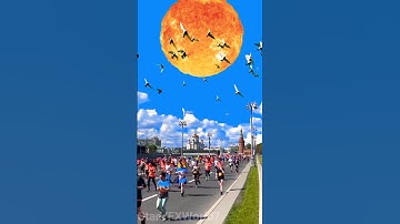 😱 Planet falling on earth.3D animation effect|#shorts #shortsfeed @Viralvfxworld1 @vfxhd