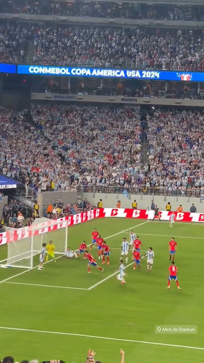 DETIK DETIK GOL LAUTARO DARI UMPAN MESSI BIKIN PENONTON ARGENTINA HISTERIS