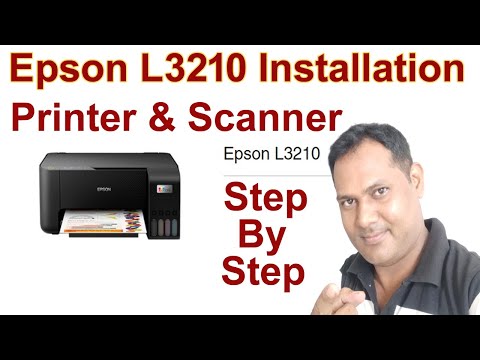 video Epson L3210 Installation Printer and Scanner Driver || Epson L3210 Driver Installation