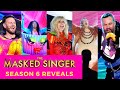 All Masked Singer Reveals So far - Season 6 | The Masked Singer Season 6
