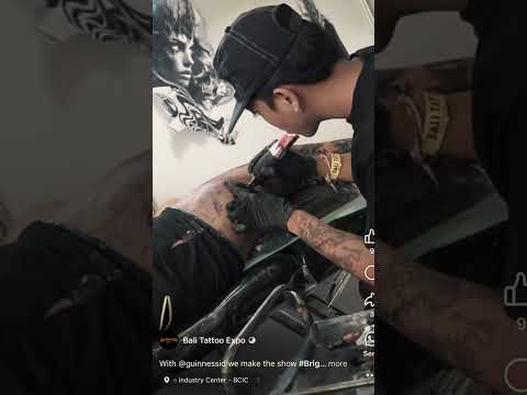 Pavi Fernando at Bali Tattoo Expo 2024🔥🔥🔥🇮🇩 Indonesia-Blai