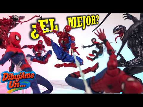THE BEST SPIDER-MAN vs Spider-Men Stop-Motion Review Amazing Yamaguchi Revoltech || DibujAme Un