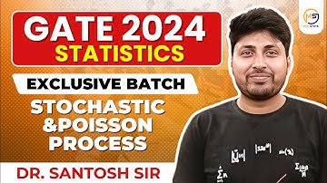 GATE STATISTICS 2025 | Stochastic & Poisson Process | Mathstats :8810409392