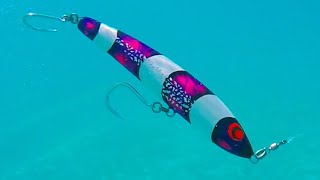Tp Kustom Ayra Floating Stickbait Action Underwater - Underwater Video
