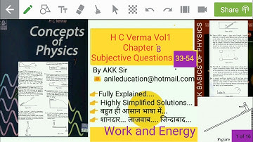 H C Verma Vol1 chapter 8 Subjective Questions part 3 Q33-54