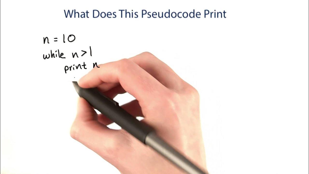 Another Pseudocode Example - Intro to Java Programming - YouTube