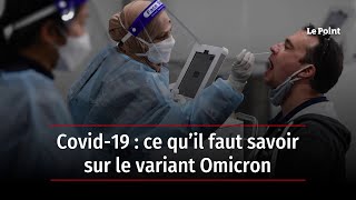 Covid-19 : ce qu’il faut savoir sur le variant Omicron
