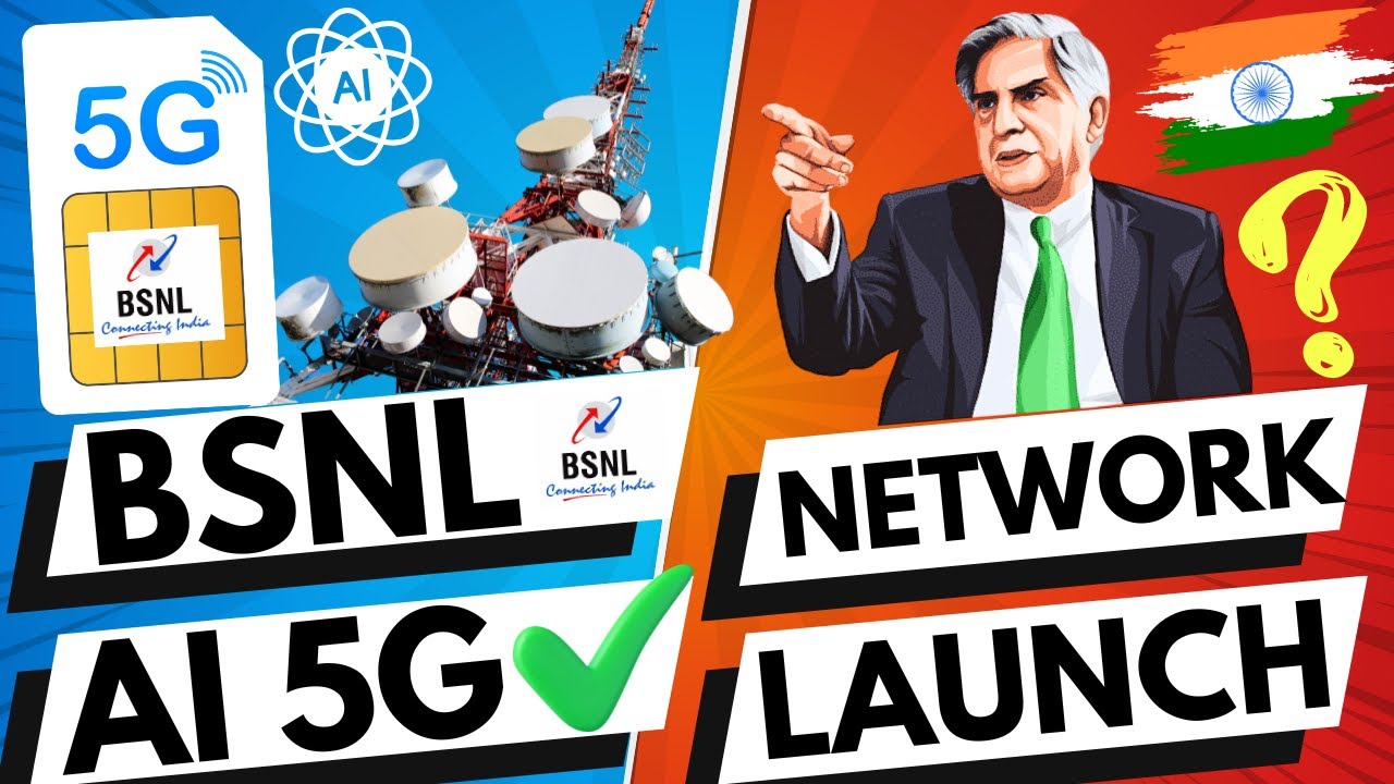 BSNL Ai 5G Network Technology | BSNL TCS Ai 5G Network | BSNL Ai 5G ...