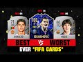Footballers BEST VS WORST Ever FIFA Cards! *Special Edition* 😔💔 ft. Ronaldo, Messi, Ibra… etc