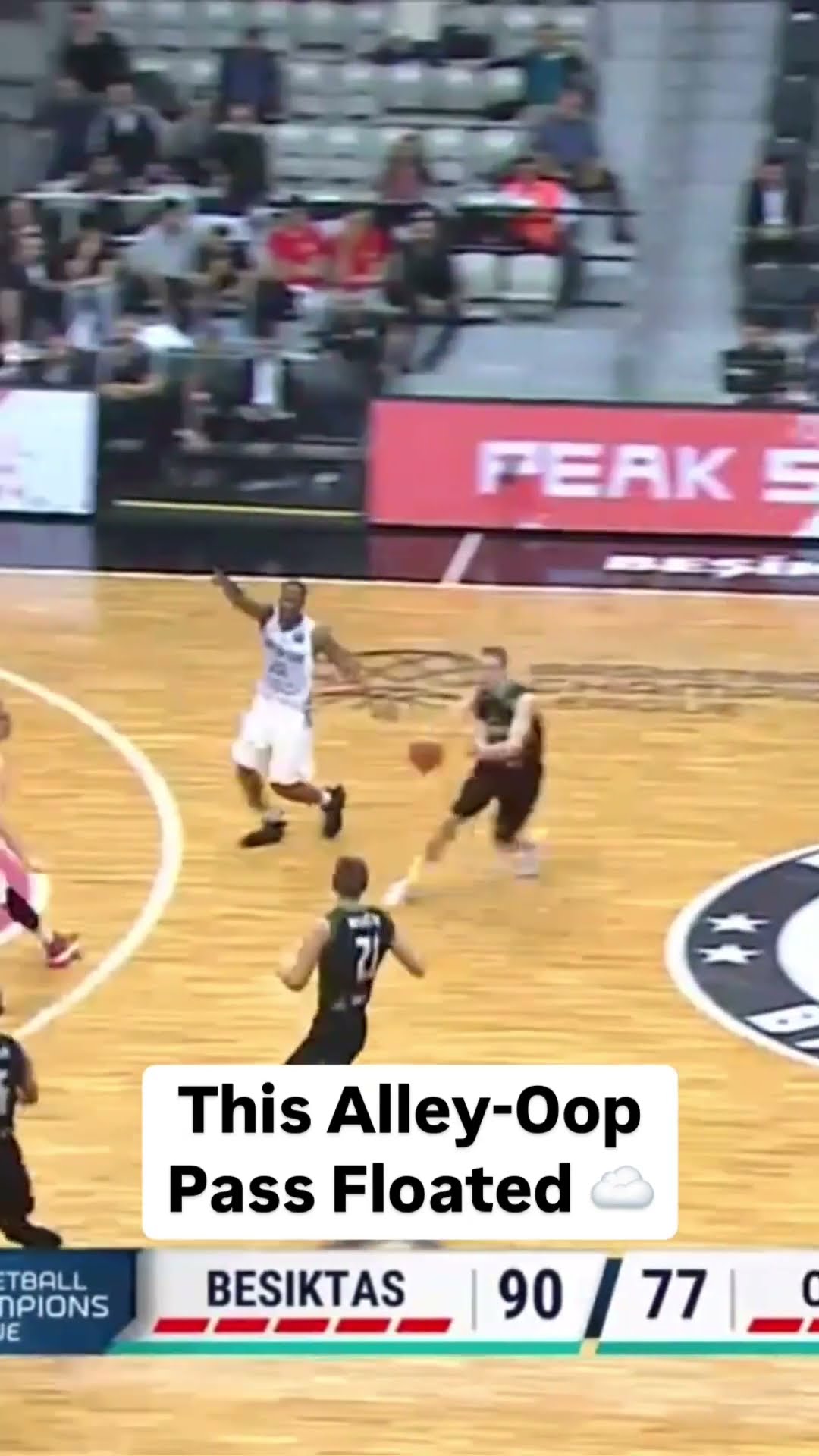 Lob looked like it was levitating ?
