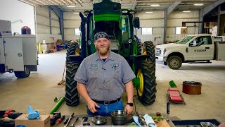 John Deere 6125R IVT low lube pressure codes Part 2.