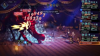 Octopath CotC - Auguste EX3 2 fights 4T/5T feat. Ogen