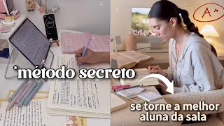 SECRET METHOD to get TOP GRADES in school. (Study hacks)