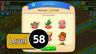 Township Level up 58 | Township gameplay Level up ❤️