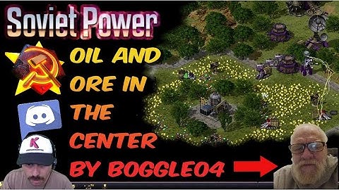 Soviet Power in a 6 Playes Free for All Match in Oil and Ore in the Center map by Boggle04