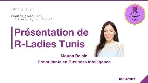Présentation de R-Ladies Tunis