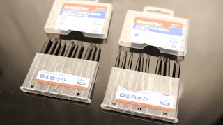 WORKPRO 10pcs Security Torx Bit Set, CNC Machined S2 Steel Star Bit Set, 3" Long Tamper Proof Torx Wealth