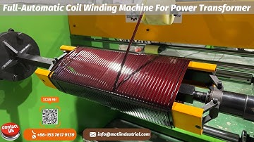 Mesmerizing Full Automatic 2Tons Horizontal Coil Winding Machine for Power Transformer Process!