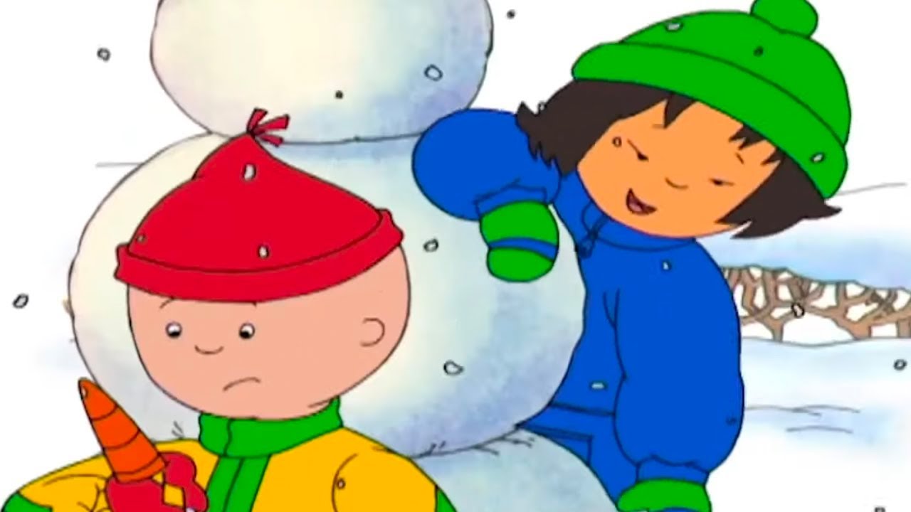 ☃️ Oblutak gradi Snjegovića ☃️ | Oblutak na Hrvatskom | Caillou