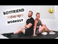 45 MIN Build & Burn Supersets HIIT | Boyfriend Does My Workout! 😂 **Funny**