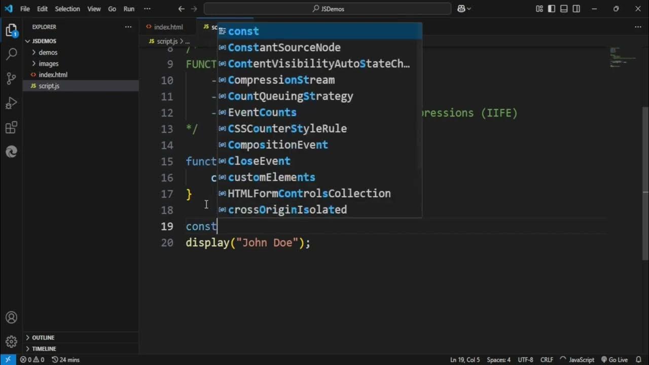 JavaScript Fundamentals | Lesson 12 | Functions (VOLUME ADDED) - YouTube