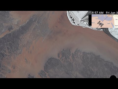 Ghana 🇬🇭 to Libya 🇱🇾 Africa on 6/3/22 @ 6:49am E.S.T…View From the ISS