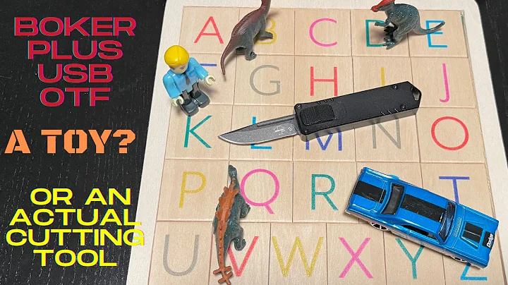 Boker Plus USB OTF: Unboxing, overview and cut testing. As well as Giveaway Winner announcement!