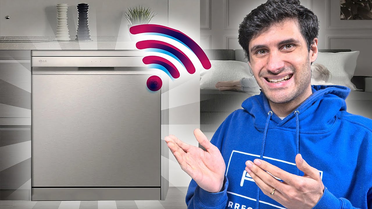 Máquina de Lavar Loiça INTELIGENTE com WiFi SIM, EXISTE🧠LG DF365FPS