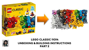 Lego classic 11014 ideas Unboxing and Review part 2 How to build