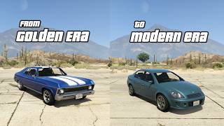 Evolution of Chevrolet based cars in GTA games from GTA III to GTA V