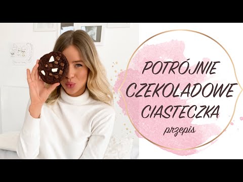 Wideo: Czekoladowe Ciasteczka Z Nadzieniem Miętowym