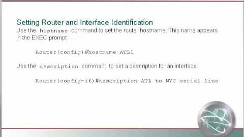 CISCO Network CCNA-4.1 Initial Router Configuration-Hostname and interface descrition part1
