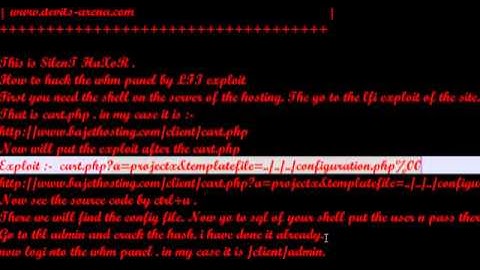 How to hack whm panel by LFI exploit.mp4