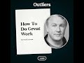 168 essay breakdown how to do great work by paul graham  outliers with daniel scrivner