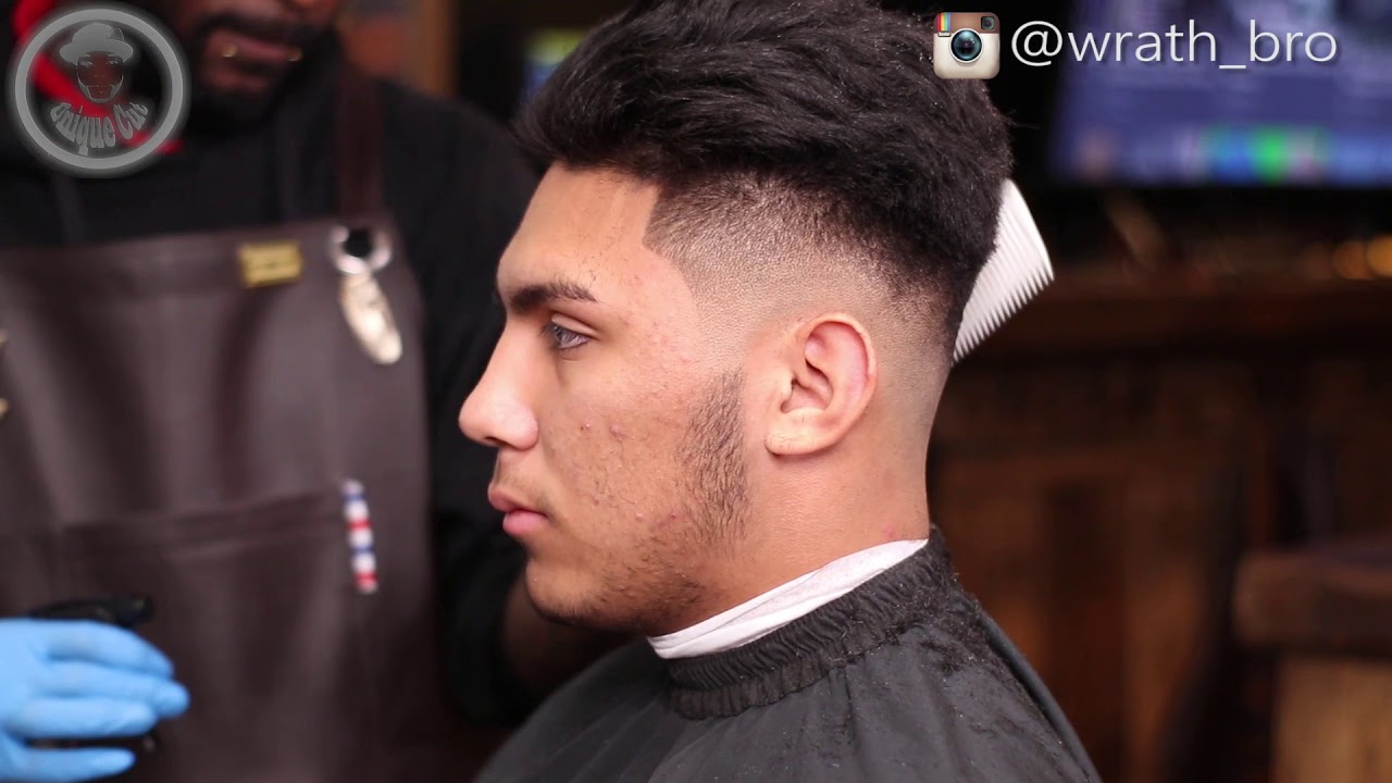 Mid Skin Drop Fade - YouTube