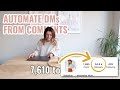 *I grew to 34k followers in 2 weeks* ⚡ How to Automate DMs from comments on Instagram using Manychat