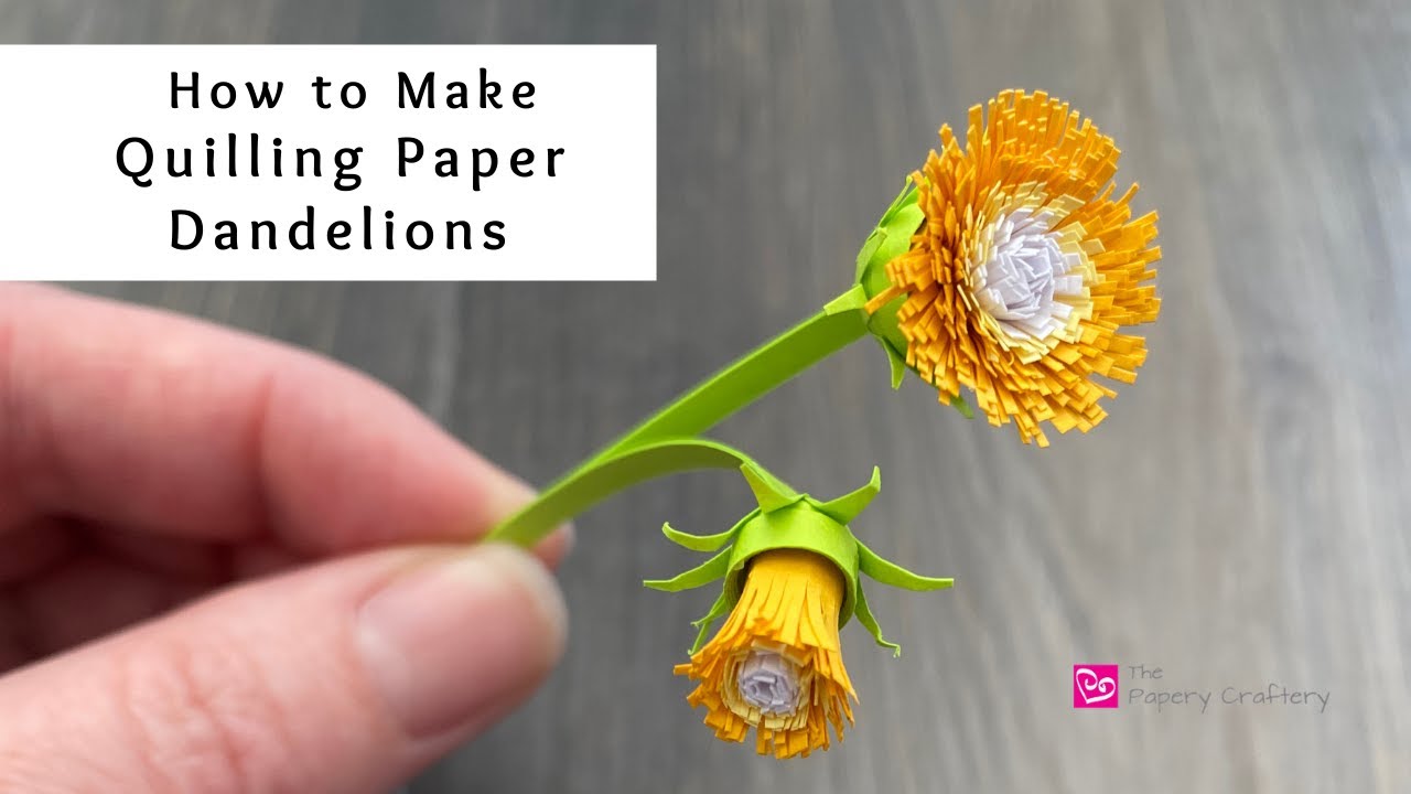 QUILLING: How to Make 10 Flowers Using a Teardrop Shape 