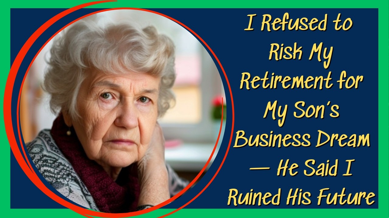 Я отказался рисковать своей пенсией ради бизнес-мечты сына — он сказал, что я разрушил его будущее.