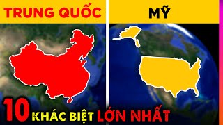 10 Khác Biệt Lớn Nhất Giữa Trung Quốc và Mỹ - Đầy Đủ Nhất | Ghiền Địa Lý