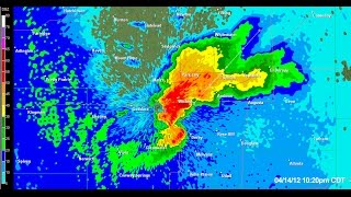 Sirens, Sounds and Radio Broadcast of 2012 Wichita Tornado