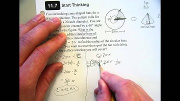 Geo BID 11.7, Surface Area and Volume of Cones