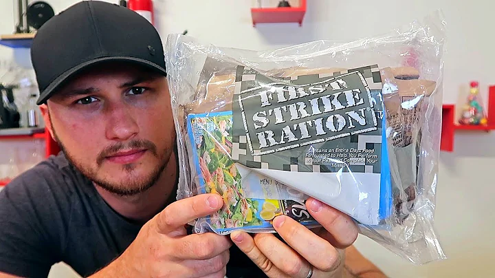 Tasting US Military MRE First Strike (Meal Ready to Eat - 24 Hour Ration)