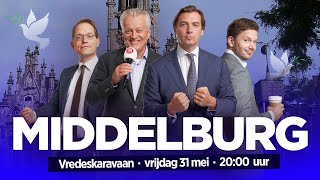 LIVE: Thierry Baudet, Ralf Dekker en Pepijn van Houwelingen met de Vredeskaravaan in Middelburg!