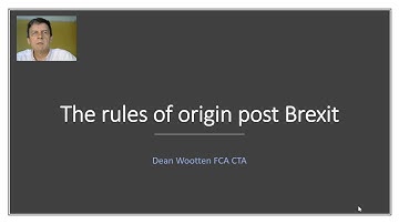Introduction to the new origin rules