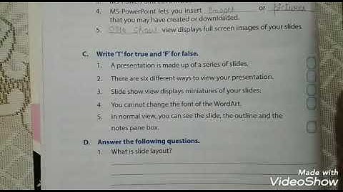Class 5th | Chapter 5 : More On MS-POWERPOINT 2010 (Part 4)