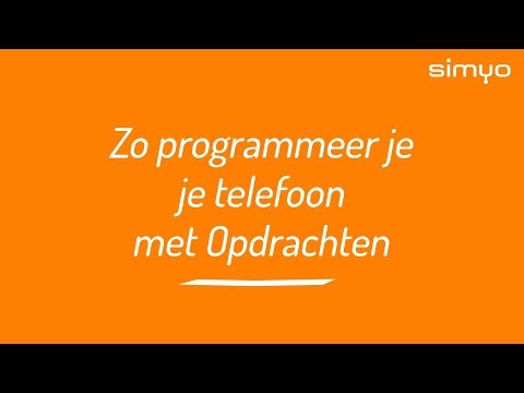 Video: Hoe De Telefoon Te Programmeren