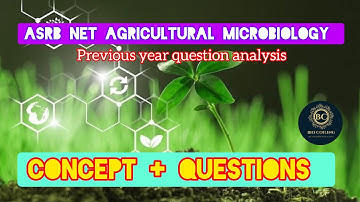 ASRB NET agricultural microbiology previous year question paper discussion #asrbnet @bio_coiling