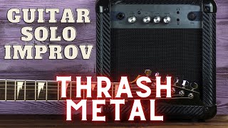 Thrash Metal wMelodic Section Guitar Backing Track E Minor 220 bpm 85 bpm