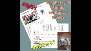 Raspberry Pi for digital modes - Build-a-Pi and DigiPi